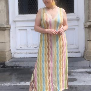 Robe aztèque jaune